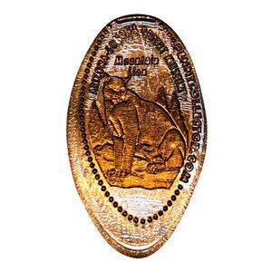 AZ SONORAN DESERT MUSEUM Mountain Lion Elongated Penny Pressed Souvenir